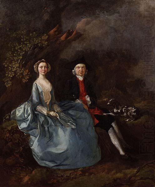 Thomas Gainsborough Portrait of Sarah Kirby and John Joshua Kirby china oil painting image